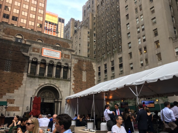 5 - manhattan -cafe Inside Park at St. Bart's